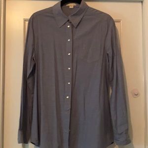 Denim button down